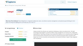 Adapt Reviews and Pricing - 2019 - Capterra