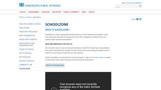 SchoolZone - Edmonton Public Schools