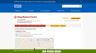 Contact - Stag Medical Centre - NHS