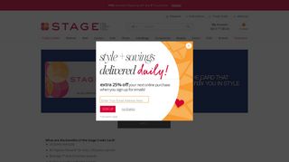 Stage Credit Card | Stage Stores