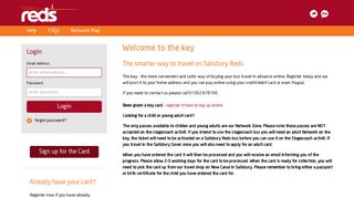 Welcome to the key - Salisbury Reds