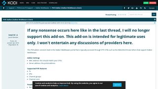 PVR Stalker (Stalker Middleware client) - Kodi Community Forum