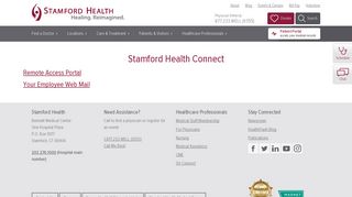 SH Connect - Stamford Health Employee Resources - Stamford Hospital