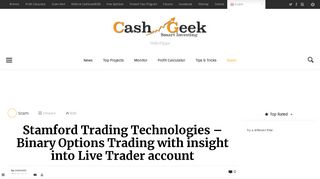 Stamford Trading Technologies – Binary Options Trading with insight ...