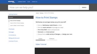 How to Print Stamps