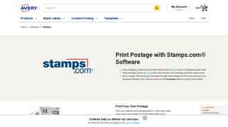 Print Postage with Stamps.com® Software | Avery.com