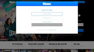 Stan Login | Watch TV Shows & Movies Online | Stan