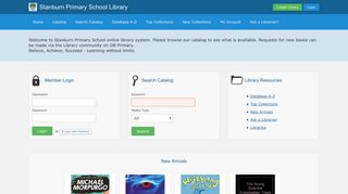 Stanburn Primary School Library - Librarika