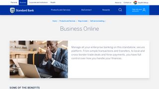 Business Online | Standard Bank