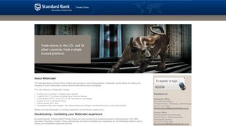 Webtrader - Standard Bank