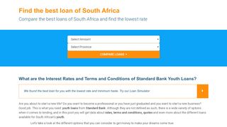 Standard Bank Youth Loans