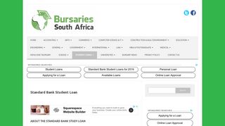 Standard Bank Student Loan 2019 - 2020 - SA Bursaries