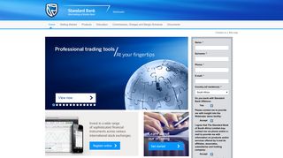 Standard Bank Webtrader Online Trading