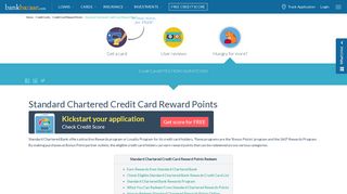 How to Redeem Standard Chartered Credit Card Reward Points