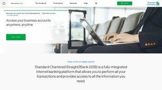 Straight2Bank – Standard Chartered India