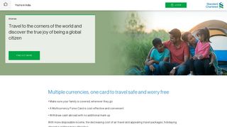 Multiple currencies, one card to travel safe and ... - Standard Chartered