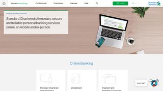 Internet Banking Services – Standard Chartered Hong Kong