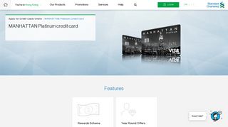MANHATTAN Platinum Credit Card – Standard Chartered Hong Kong