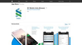 SC Mobile India (Breeze) on the App Store - iTunes - Apple