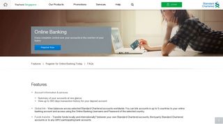 Online Banking - Standard Chartered Singapore