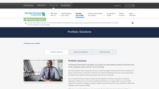 Portfolio Solutions - Enhance your wealth - Standard Chartered ...