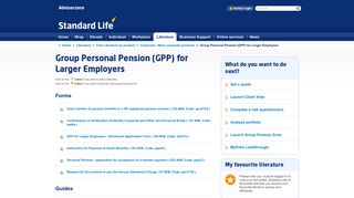 Group Pension for Larger Employees Documentation - Adviserzone ...