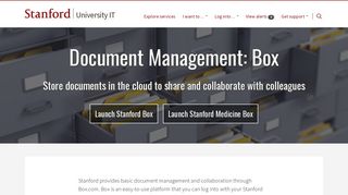 Document Management: Box | University IT - Stanford UIT