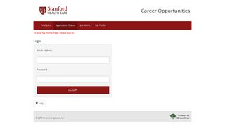 Career Opportunities - Stanford Health Care - Candidate Self-Service