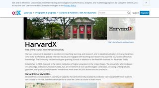 HarvardX - Free Courses from Harvard University | edX
