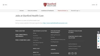 Jobs at Stanford Health Care
