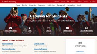 Gateway for Students – Stanford University
