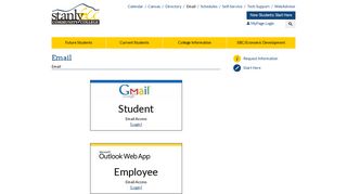 Email | Stanly Community College - North Carolina