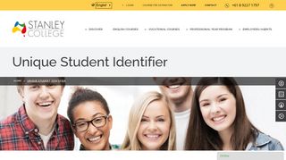 Unique Student Identifier | Stanley College