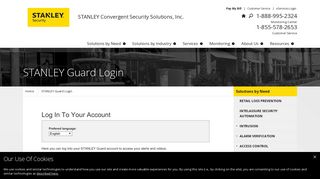 STANLEY Guard Login - STANLEY Security
