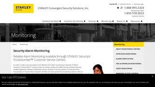 Security Alarm Monitoring - STANLEY Convergent Security Solutions