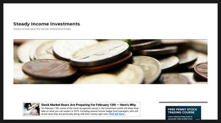 Stansberry's Investment Advisory Login | Steady Income Investments