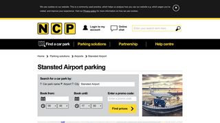 Stansted Airport parking | Pre-book your space - NCP