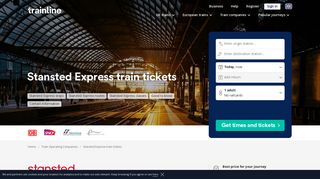 Book Cheap Stansted Express Tickets | Routes, Map & More | Trainline