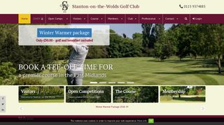 Stanton-on-the-Wolds Golf Club: Welcome