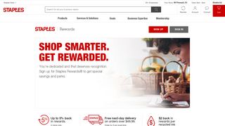 Staples Rewards® - up to 5% back in rewards and free shipping on ...