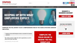 Workplace Employee Survey - Staples Business Advantage™ Canada