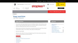Copy and Print - Staples Print & Marketing