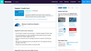 Staples Credit Card Reviews - WalletHub