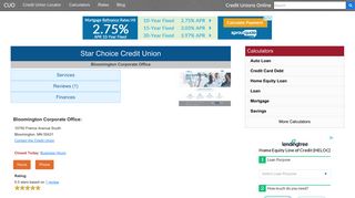 Star Choice Credit Union - Bloomington, MN - Credit Unions Online