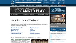 Your First Open - StarCityGames.com