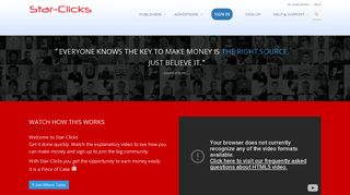 Star-Clicks.com Make Money Online