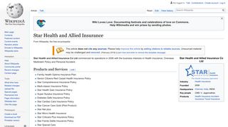 Star Health and Allied Insurance - Wikipedia