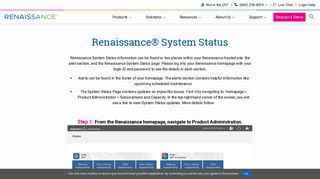 Renaissance System Status - Login | Renaissance