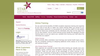 STAR Services | Training | Online Training - Webaloo