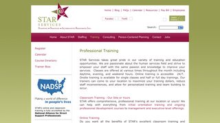 STAR Services | Professional Training | Person-Centered | 245D